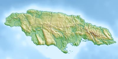 Kort af 3d jamaica