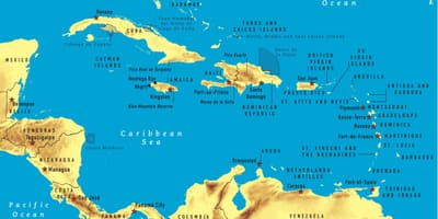 Kort af jamaica grunnköfun
