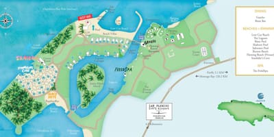 Kort af jamaica úrræði